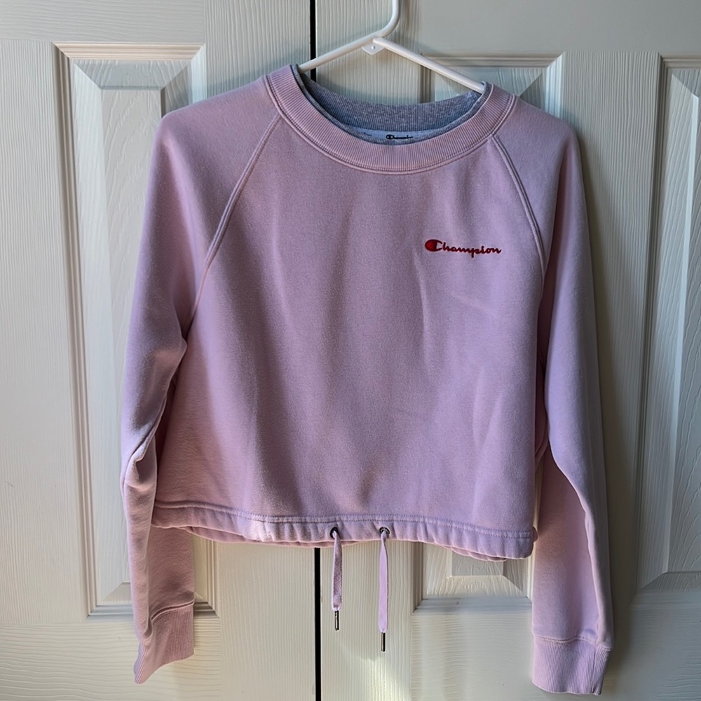 champion cropped sweatshirt